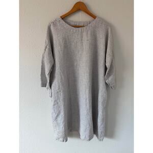 notPERFECTLINEN Oversized 100% Linen Dress One Size